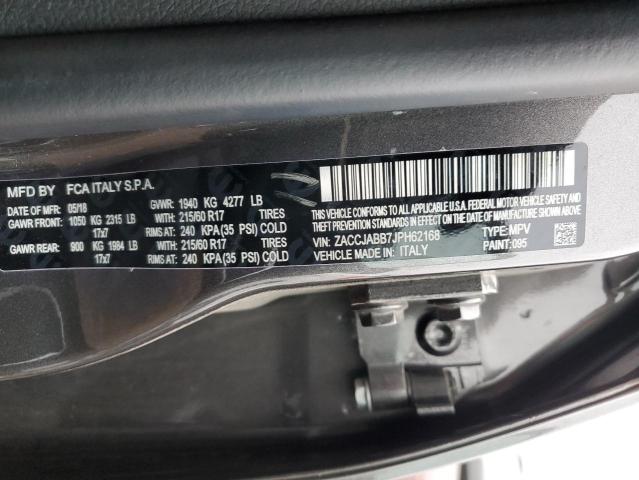 Photo 14 from auction – 2018 JEEP RENEGADE L with VIN ZACCJABB7JPH62168