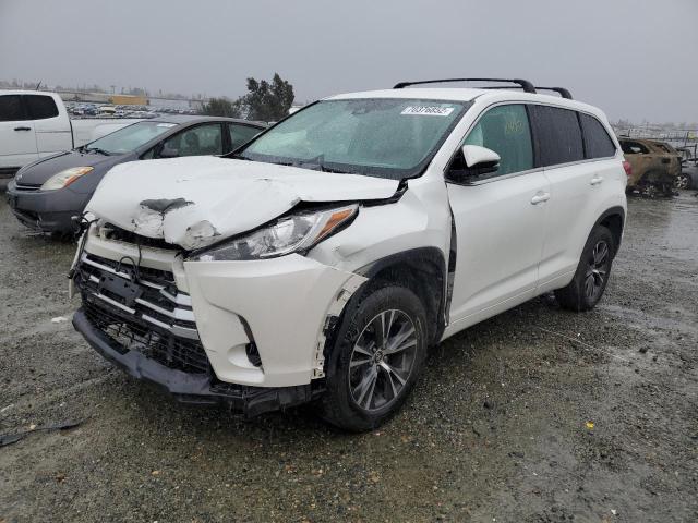 TOYOTA HIGHLANDER 2018 with VIN 5TDZZRFH7JS241602 - Photo from auction