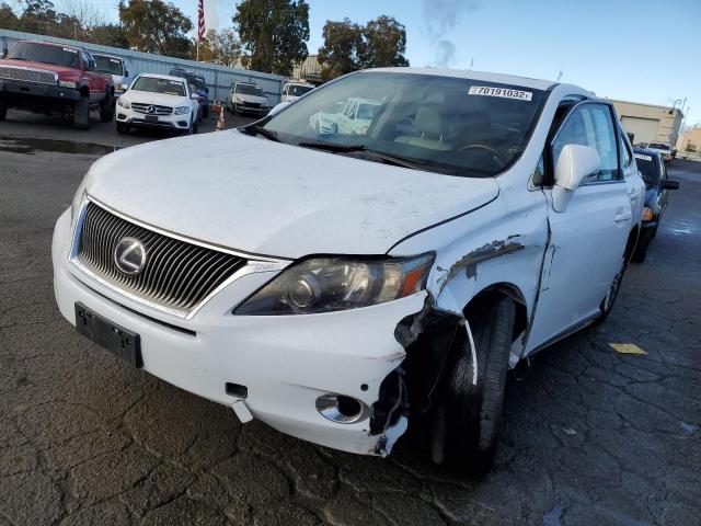 LEXUS RX 450 2010 with VIN JTJZB1BAXA2001883 - Photo from auction