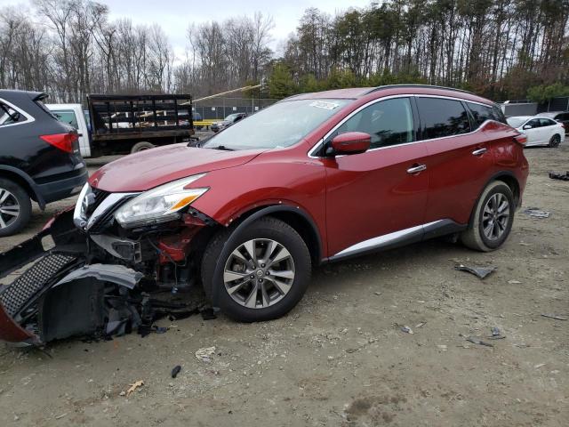 NISSAN MURANO S 2016 with VIN 5N1AZ2MH4GN109608 - Photo from auction