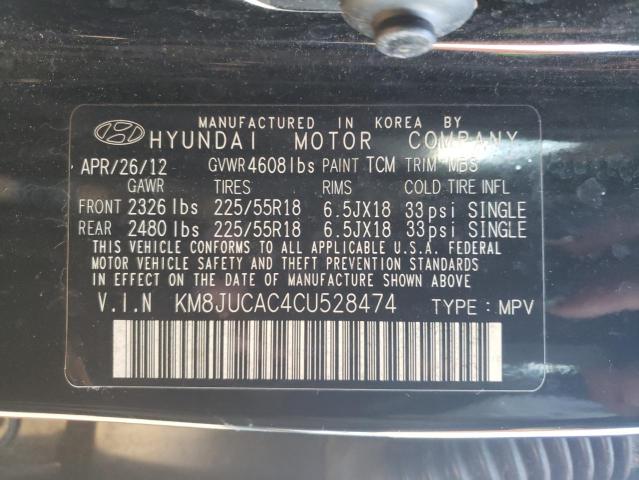 Photo 14 from auction – 2012 HYUNDAI TUCSON GLS with VIN KM8JUCAC4CU528474