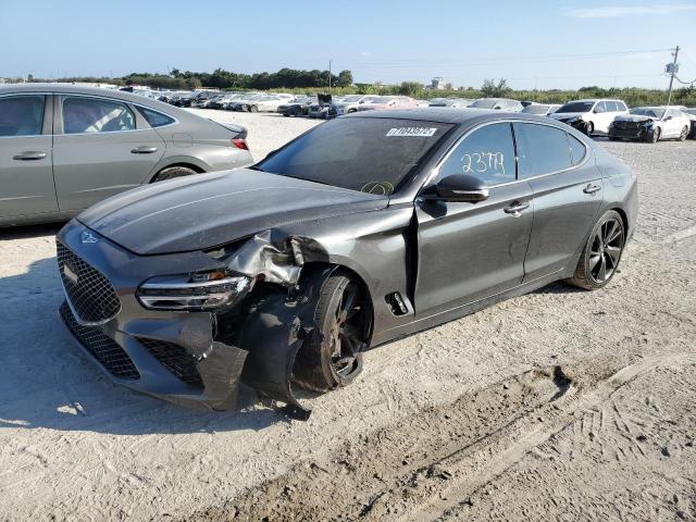 GENESIS G70 BASE 2022 with VIN KMTG54TE1NU100317 - Photo from auction