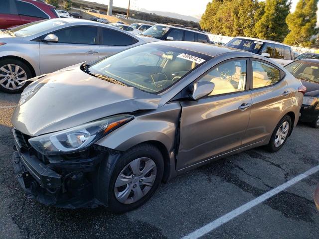 HYUNDAI ELANTRA SE 2016 with VIN 5NPDH4AE5GH789464 - Photo from auction