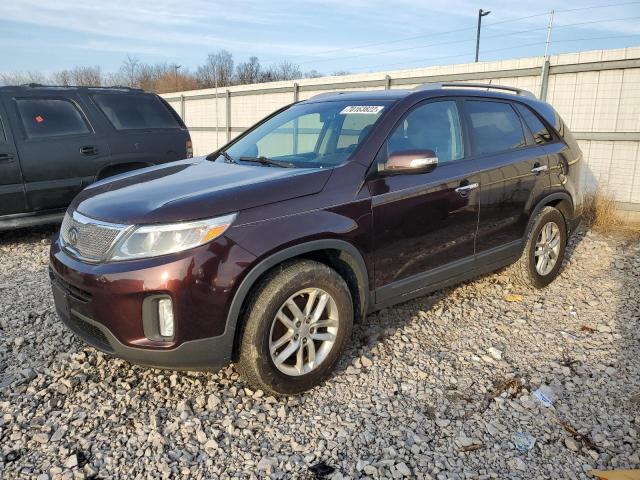 KIA SORENTO LX 2014 with VIN 5XYKT4A75EG504502 - Photo from auction