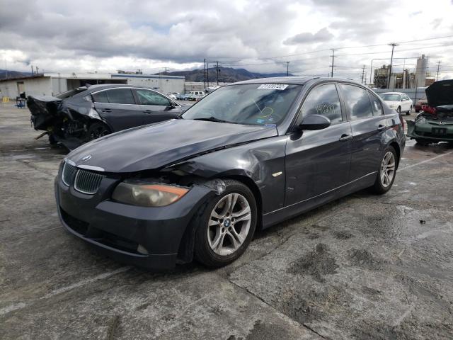 BMW 328 I 2008 with VIN WBAVA37588NL48081 - Photo from auction