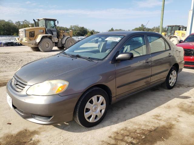 TOYOTA COROLLA CE 2003 with VIN 2T1BR32E73C107386 - Photo from auction
