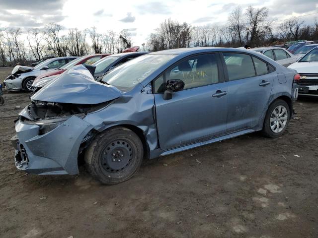 TOYOTA COROLLA LE 2021 with VIN JTDEPMAE9MJ145296 - Photo from auction