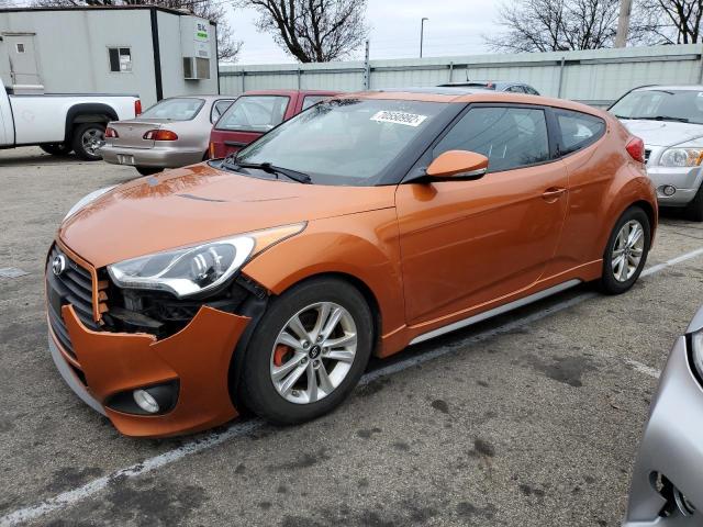 HYUNDAI VELOSTER T 2013 with VIN KMHTC6AE5DU123823 - Photo from auction