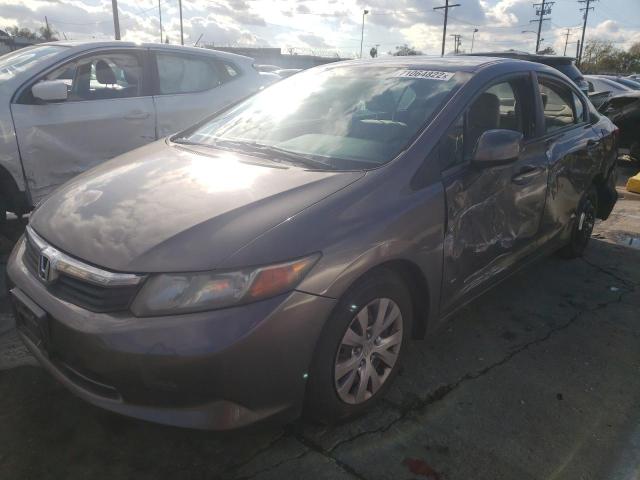 HONDA CIVIC LX 2012 with VIN 19XFB2F59CE367896 - Photo from auction