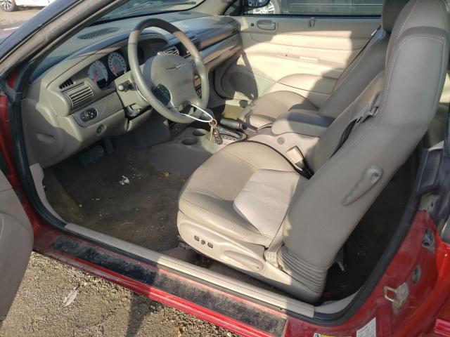 Photo 7 from auction – 2005 CHRYSLER SEBRING GT with VIN 1C3EL75R05N645999