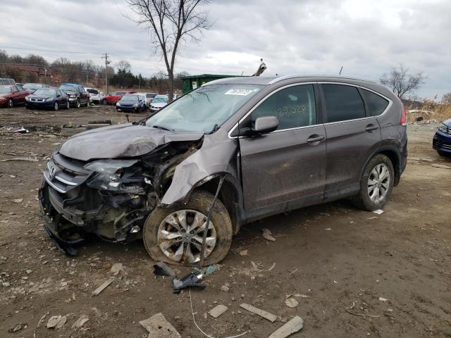 HONDA CR-V EXL 2014 with VIN 5J6RM4H76EL012044 - Photo from auction