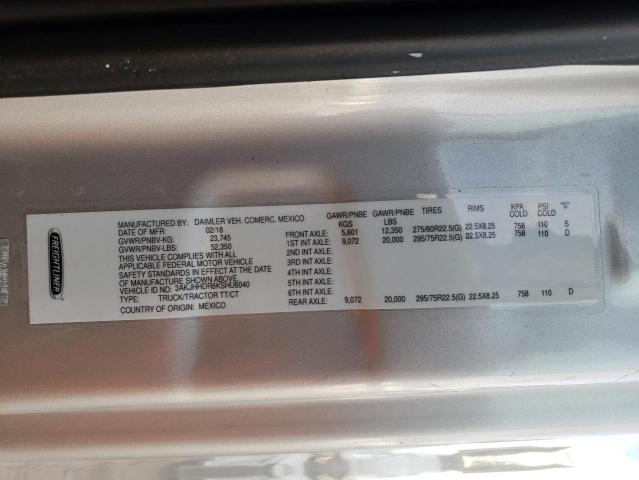 Photo 10 from auction – 2019 FREIGHTLINER CASCADIA 1 with VIN 3AKJHHDR6KSHU6040