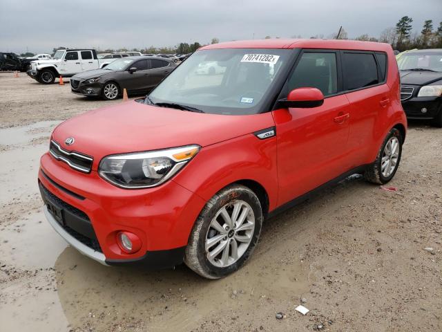 KIA SOUL + 2019 with VIN KNDJP3A59K7690434 - Photo from auction
