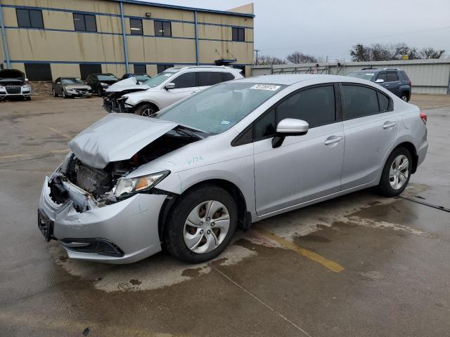 HONDA CIVIC LX 2014 with VIN 2HGFB2F50EH511134 - Photo from auction