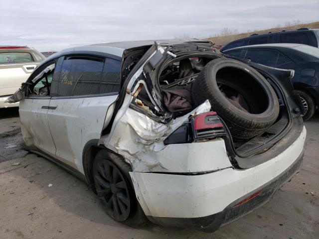 Photo 2 from auction – 2022 TESLA MODEL X with VIN 7SAXCBE69NF339074