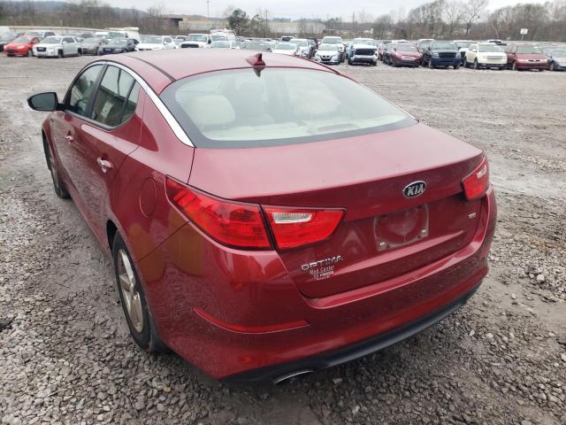 Photo 2 from auction – 2015 KIA OPTIMA LX with VIN 5XXGM4A79FG512045