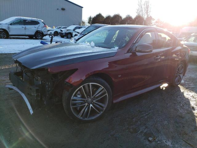 INFINITI Q50 BASE 2014 with VIN JN1BV7AR2EM680339 - Photo from auction