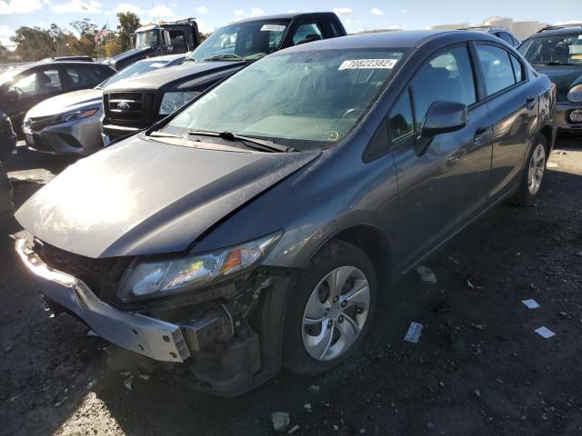Photo 1 from auction – 2013 HONDA CIVIC LX with VIN 19XFB2F53DE246637