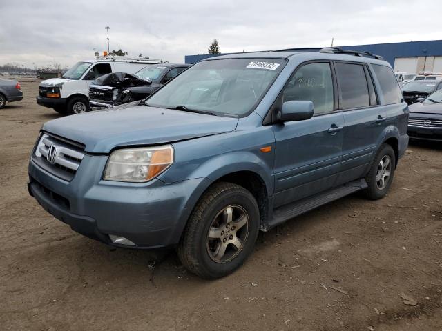 HONDA PILOT EXL 2007 with VIN 2HKYF18747H522653 - Photo from auction