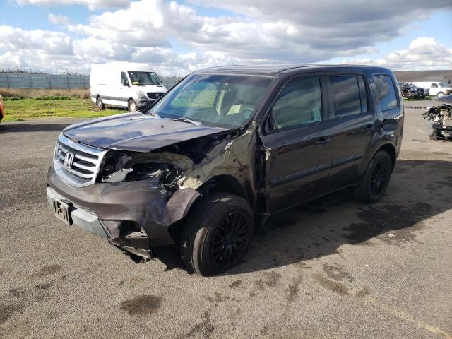 HONDA PILOT LX 2012 with VIN 5FNYF3H25CB026320 - Photo from auction