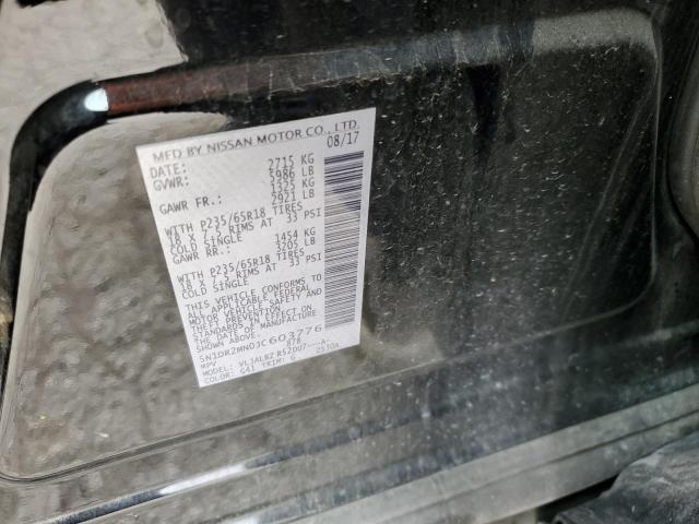 Photo 14 from auction – 2018 NISSAN PATHFINDER with VIN 5N1DR2MN0JC603776