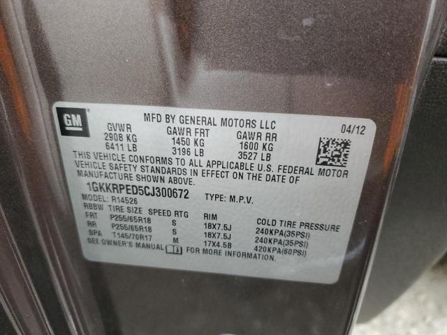 Photo 14 from auction – 2012 GMC ACADIA SLE with VIN 1GKKRPED5CJ300672