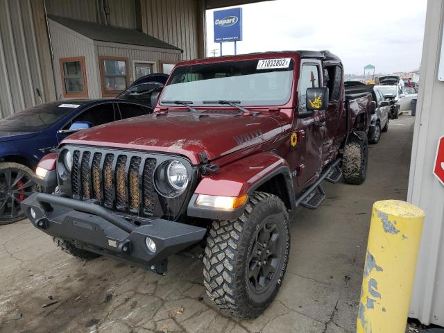 JEEP GLADIATOR 2021 with VIN 1C6HJTAG2ML585477 - Photo from auction