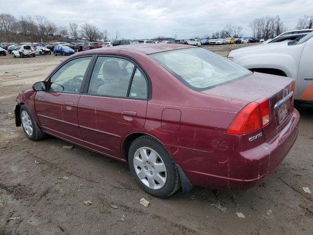 Photo 2 from auction – 2002 HONDA CIVIC EX with VIN 2HGES25792H557121