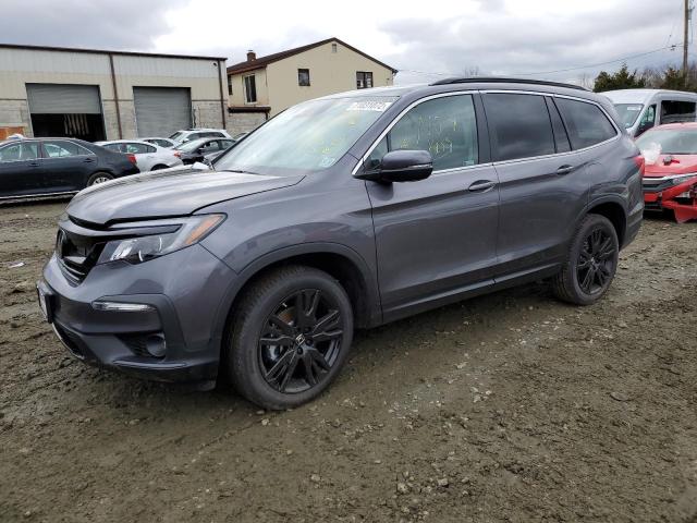 HONDA PILOT SE 2022 with VIN 5FNYF6H24NB091972 - Photo from auction