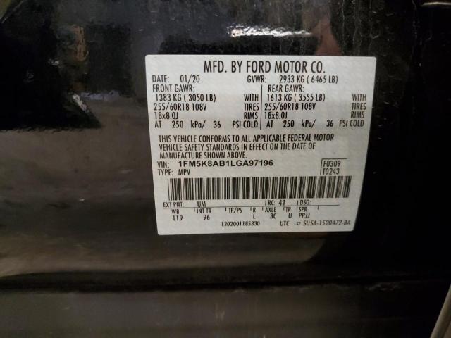 Photo 14 from auction – 2020 FORD EXPLORER P with VIN 1FM5K8AB1LGA97196