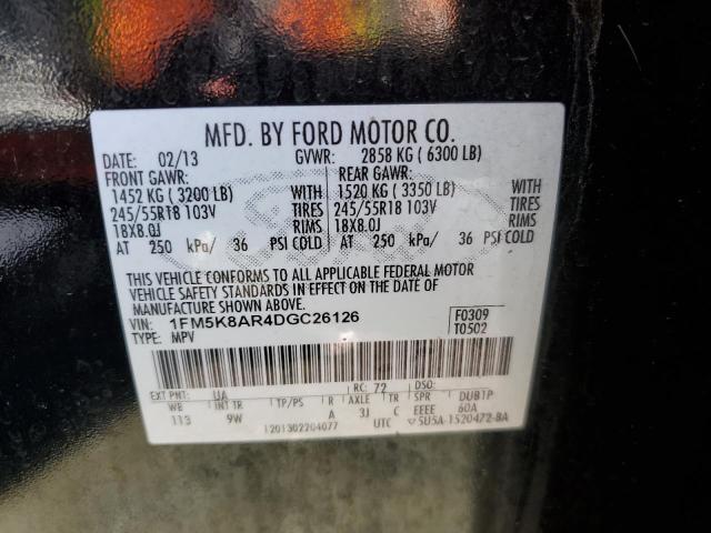 Photo 14 from auction – 2013 FORD EXPLORER P with VIN 1FM5K8AR4DGC26126