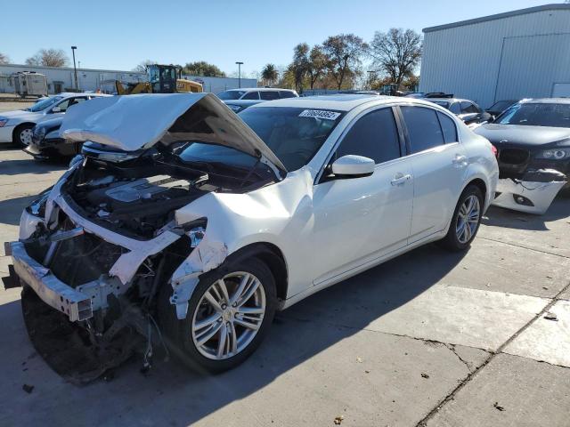 INFINITI G25 BASE 2012 with VIN JN1DV6APXCM811502 - Photo from auction