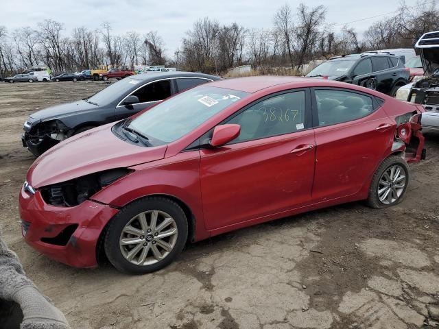 HYUNDAI ELANTRA SE 2014 with VIN KMHDH4AEXEU151239 - Photo from auction