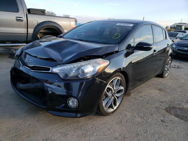 KIA FORTE SX 2015 with VIN KNAFZ5A3XF5404437 - Photo from auction