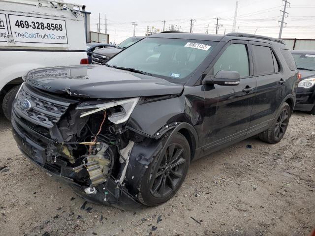FORD EXPLORER X 2018 with VIN 1FM5K7D80JGB29448 - Photo from auction