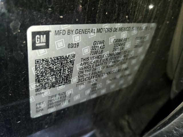 Photo 14 from auction – 2019 CHEVROLET SILVERADO with VIN 3GCUYDEDXKG145140