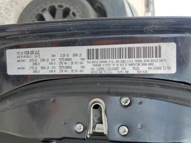 Photo 10 from auction – 2016 RAM 1500 SLT with VIN 1C6RR6LT1GS164997