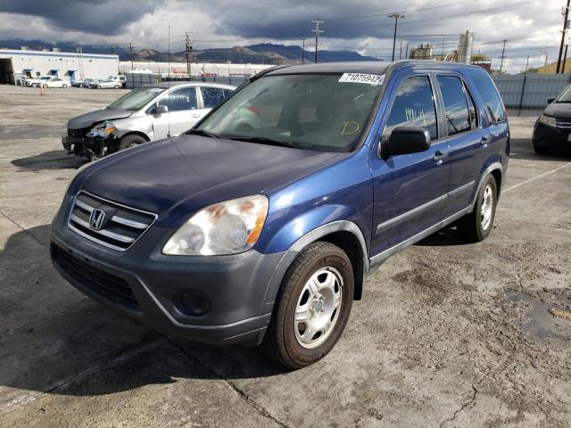 Photo 1 from auction – 2005 HONDA CR-V LX with VIN JHLRD685X5C006444