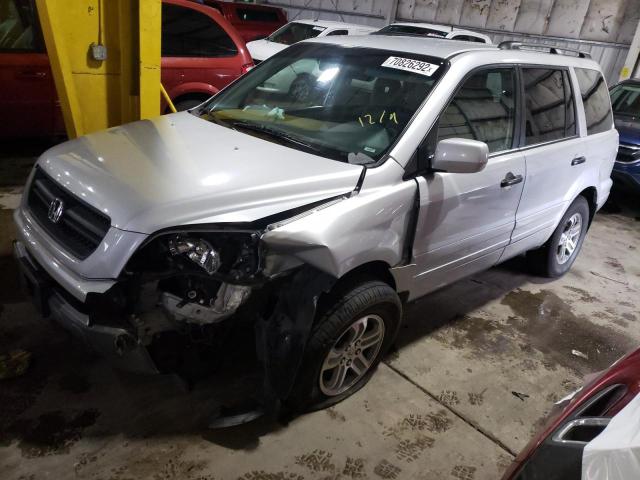 HONDA PILOT EX 2004 with VIN 2HKYF18464H516600 - Photo from auction