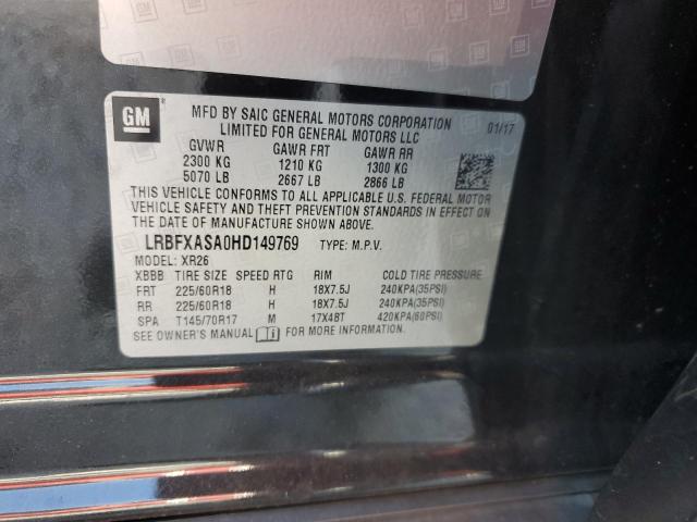 Photo 14 from auction – 2017 BUICK ENVISION P with VIN LRBFXASA0HD149769