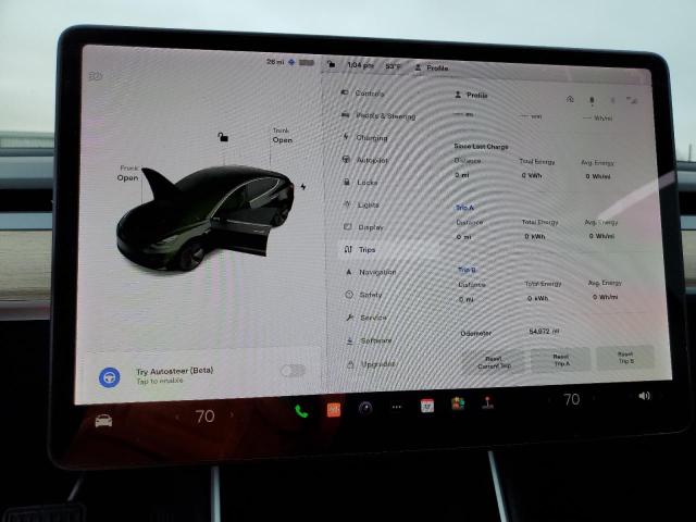 Photo 9 from auction – 2018 TESLA MODEL 3 with VIN 5YJ3E1EB4JF127450