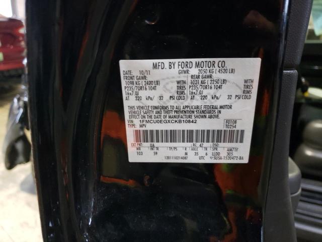 Photo 14 from auction – 2012 FORD ESCAPE with VIN 1FMCU0EGXCKB10842