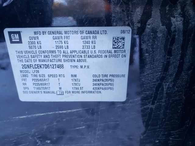 Photo 14 from auction – 2013 CHEVROLET EQUINOX LS with VIN 2GNFLCEK7D6127488