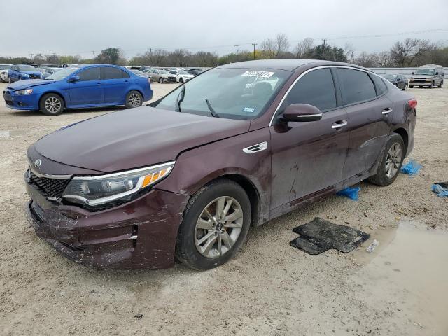 KIA OPTIMA LX 2016 with VIN 5XXGT4L32GG025493 - Photo from auction