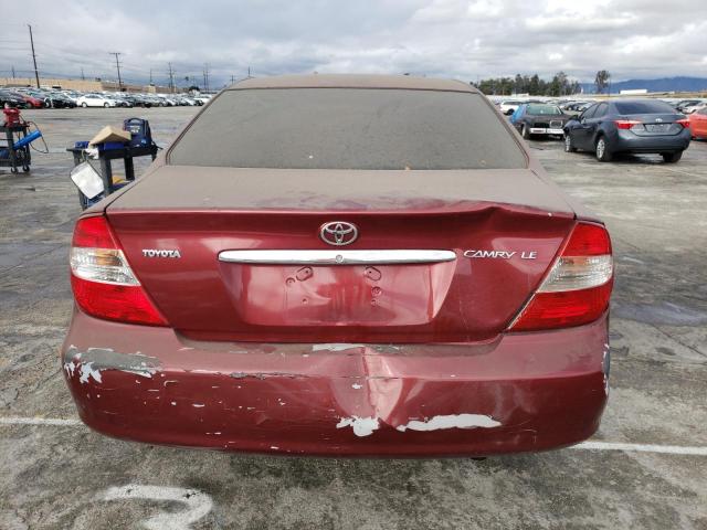 Photo 6 from auction – 2003 TOYOTA CAMRY LE with VIN JTDBE32K230178037