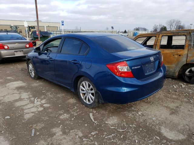 Photo 2 from auction – 2012 HONDA CIVIC EX with VIN 19XFB2F89CE030090