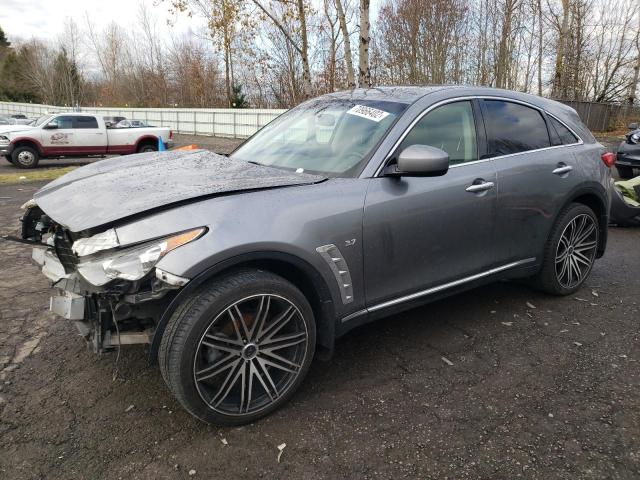 INFINITI QX70 2014 with VIN JN8CS1MW2EM411822 - Photo from auction