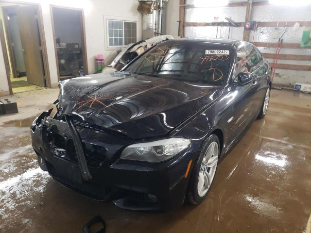 BMW 550 XI 2013 with VIN WBAFU9C54DDY72753 - Photo from auction