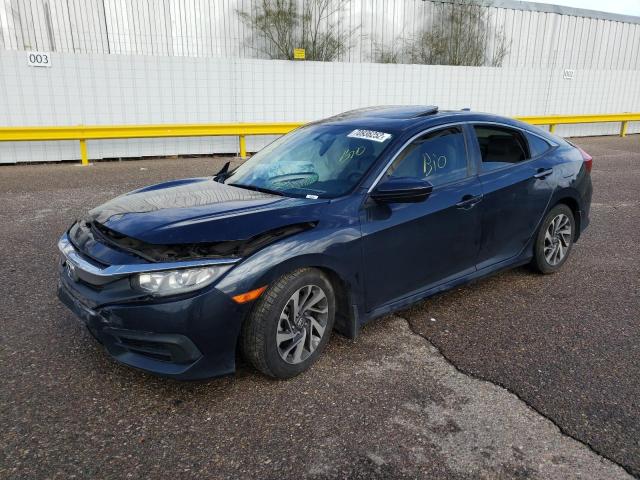 HONDA CIVIC EX 2017 with VIN 19XFC2F79HE027542 - Photo from auction
