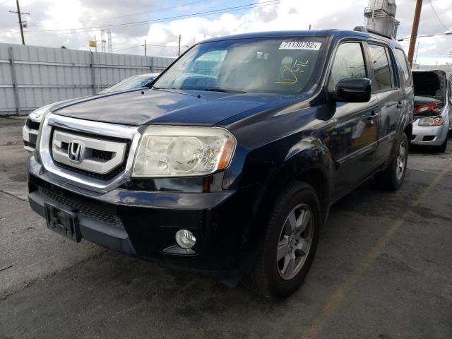 HONDA PILOT EXL 2010 with VIN 5FNYF3H65AB007606 - Photo from auction